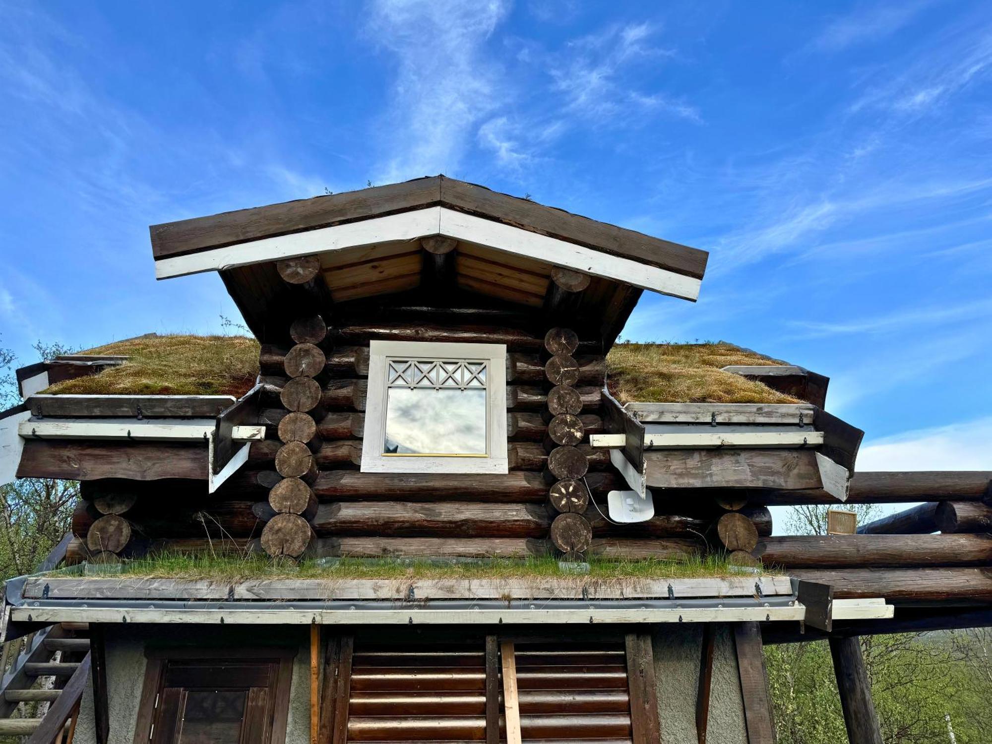 Unique Arctic Timber Cabin Skaidi Eksteriør billede
